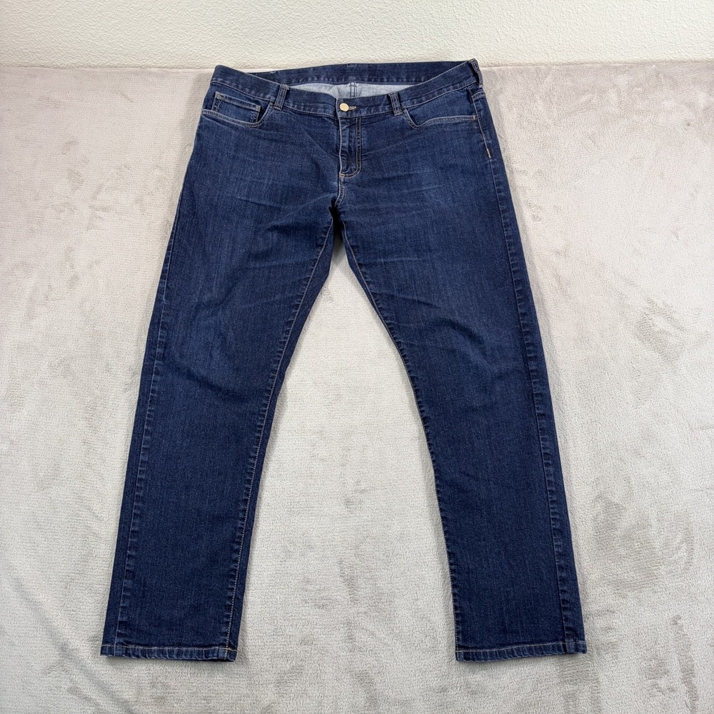Canali Slim Straight Leg Stretch Jean in Blue Men 40x30 Italy Made Luxury $495